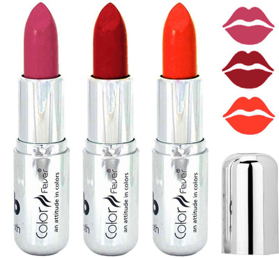 

Color Fever Dark Pink Color Lipstick 144201609(Multicolor,, 12.6 g)