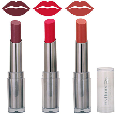 

Rythmx Smooth Matte Purple ,royal Pink, Pure Brown Ultimate Shades Lipstick(Brown)