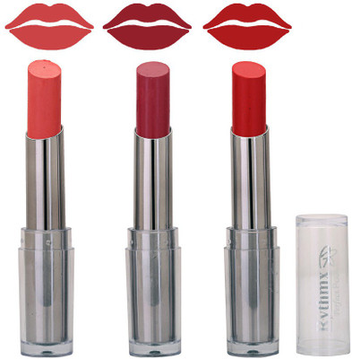 

Rythmx Smooth MattePeach,True Some Pink,Endless Red Ultimate Shades Lipstick(Peach)