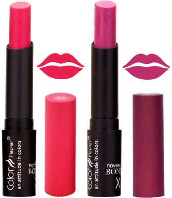 

Color Fever Pink Creamy Matte Lipstick-12-13(Pink, Purple, 7 g)