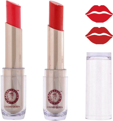 

COLORS QUEEN Glam Lipstick (Warm pink, Pinkish Red)(CQ-102, 4 g)