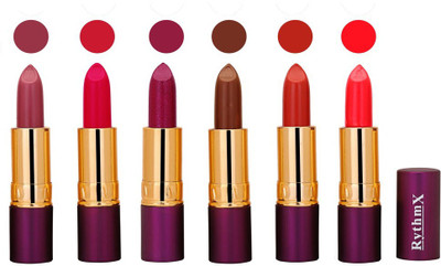 

Rythmx Long Lasting Lipstick (Pack of 6) 1826(Sahde-0129)