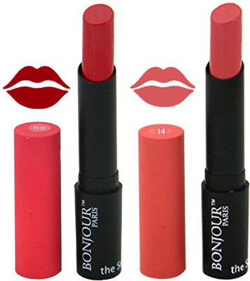 

Bonjour Peach +Red Color Combo 1027(Multicolor,, 7 g)