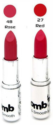 

Color Fever Red Lipstick combo 27 48(Red, Rose Pink, 8 g)