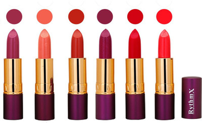 

Rythmx Long Lasting Lipstick (Pack of 6) 1825(Sahde-0128)