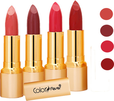 

Color Fever Exclusive Long Lasting Intense Wear Matte Lipstick (Multicolor) 36(Mauve, Plum, Neon, Red, 16.8 g)