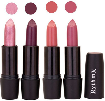 

Rythmx Black Important Lipstick Combo 12(Multicolor,, 16 g)