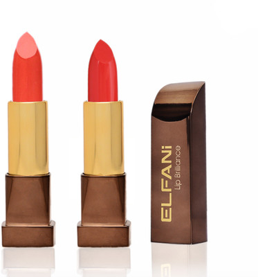 

Elfani Brilliance Lip Color Combo(101 Peach Orange, 102 Orange)