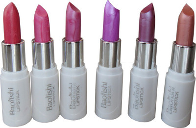 

Baolishi Long Lasting Lipstick -GX-Set of 6(Multicolor)