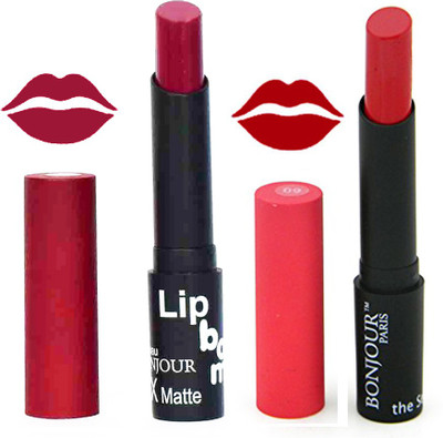 

Color Fever Creamy Matte Lipstick Combo 3-9(Multicolor,, 8 g)