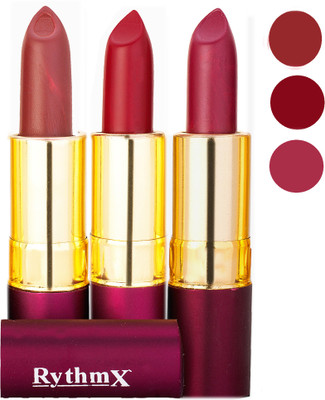 

Rythmx Matte Lipstick Combo 415 416 421(Multicolor,)