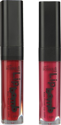 BONJOUR PARIS Matte Lipstick(Mauve 11, Wine 12, 12 ml)