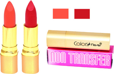 

Color Fever Orange Non Transfer Matte Lipstick-96(Red, Orange, 8.4 g)