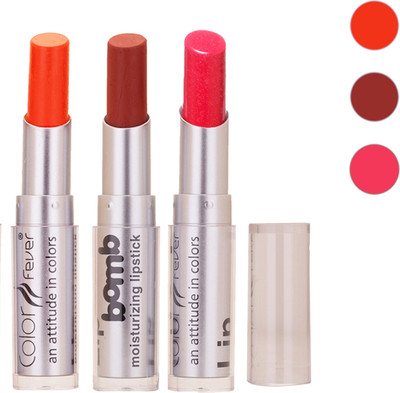 

Color Fever Delhi Ki Mashoor Lipstick 341(Orange, Brick Red, Pink, 9.6 g)