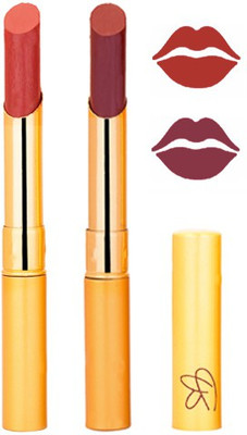 

Rythmx Brik Red+Peach Color Lipstick Combo 209(Multicolor,)