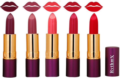 

Rythmx Matte Lipstick (Pack of 5, New Shades)897(Sahde-647)