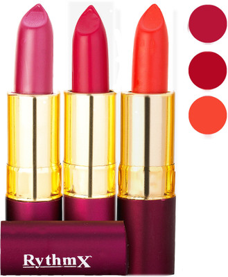 

Rythmx Matte Lipstick Combo 431 433 435(Multicolor,)