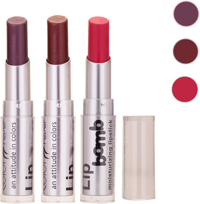 

Color Fever New Delhi Girls Selected Color Lipstick 39(Plum, Brown, Pink, 9.6 g)