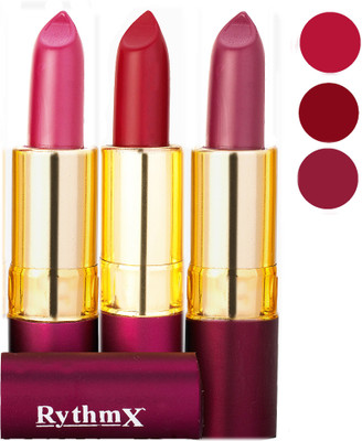 

Rythmx Matte Lipstick Combo 415 429 431(Multicolor,)