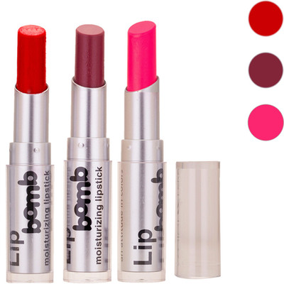 

Color Fever Delhi Ki Mashoor Lipstick 250(Prefect Red, Wine, Neon Pink, 9.6 g)