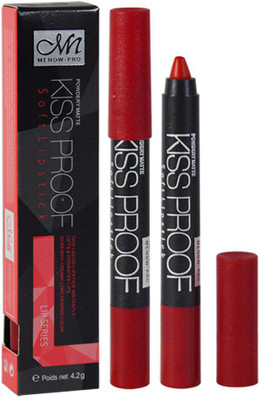 

MN Powdery Matte Kiss proof Soft Lipstick Red.1m(Red)