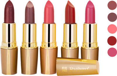 

Rythmx Creamy Matte Lipstick 2207201603 Light Red, Neon Pink, Brown, Light Brown, Pink Lipstick(Brown, Purple, Maroon, Red, 20 g)
