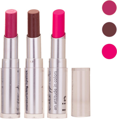 Color Fever New Delhi Girls Selected Color Lipstick 149(Purple, Brown, Neon Pink, 9.6 g)