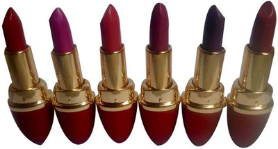 

Neckline Beautiful Long Lasting Lipstick Set of 6XCV(Multicolor)