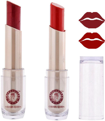 

COLORS QUEEN Glam Lipstick (Choco brown,Red)(CQ-108)
