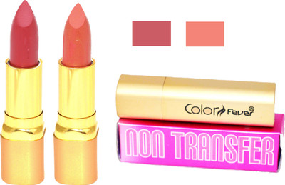

Color Fever Lipstick Wine Set 129(Peach, Wine, 8.4 g)