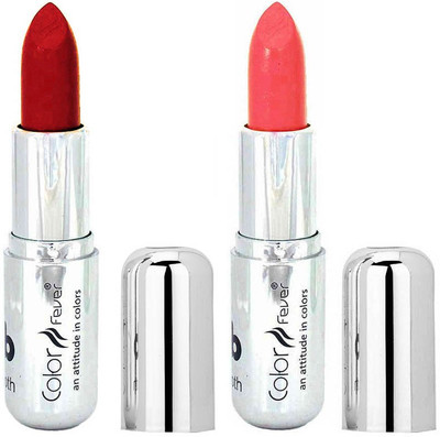 

Color Fever Creamy Matte Dark Red Lipstick 24061612(Dark Red, Peach, 8.4 g)