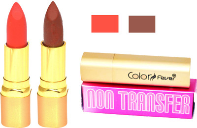 

Color Fever Orange Non Transfer Matte Lipstick-15(Brown, Orange, 8.4 g)