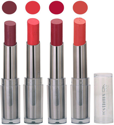 

Rythmx Lipstick in Jamini,Pink Stain,Plum,Peach Pack of 4(Multicolor)