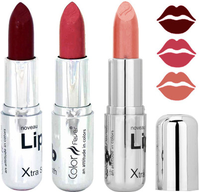 

Color Fever Nude Lipstick Combo 1204201613(Multicolor,, 12.6 g)