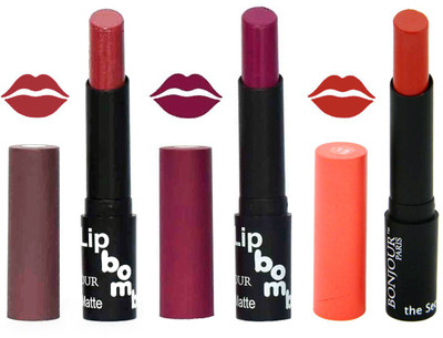 

Bonjour Paris Super Matte Lipstick Combo 192(Multicolor,, 10.5 g)