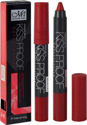 

MN Powdery Matte Kiss Proof Soft Hot Red Lipstick Pack of 1(PU-1)