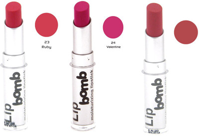 

Color Fever Bomb Matte Lipstick 22-23-24(Sensuous Red, Ruby, Valentine, 12 g)