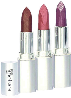 

Bonjour Paris Professional 053 Coffee,Light Pink,Purple Lipstick(Coffee, Light Pink, Purple, 11.4 g)