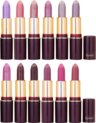 

Qunex Rich Colour Lipstick Wholesale Combo 1105201610(Multicolor,, 48 g)