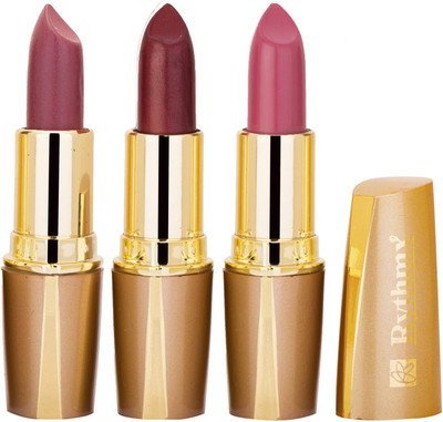 

Rythmx Golden Lipstick Combo 1406201629(Multicolor,, 11.4 g)