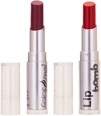 

Color Fever Creamy Matte Limited Offer77160102wine Shine, Dark Red Lipstick Set(wine Shine, Dark Red, 6.4 g)