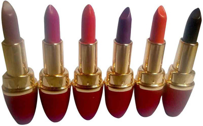 

Neckline Beautiful Long Lasting Lipstick Set of 6JKLO(Multicolor)