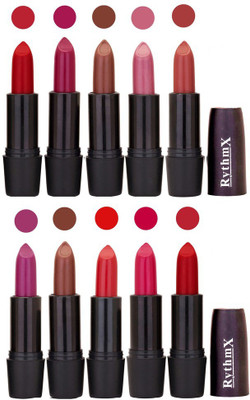 

Rythmx Lipstick Wholesale Rate All Color Combo Set(Shade - 29)