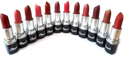 

Erecon 12 Multicolor(Makeup Lipsticks Combo EMLL-12)