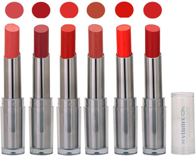 

Rythmx Color Show Creamy Matte Lipstick (Pack of 6) 506(Shade-89)