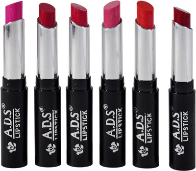 

ADS Glossy & Shine Lipstick Pack of 6(GPTGU-A8)