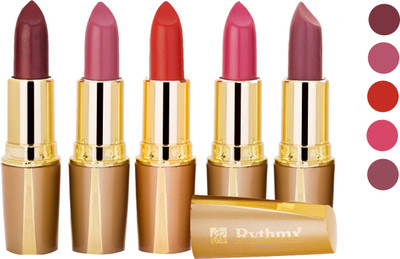 

Rythmx Creamy Matte Lipstick 2207201642 Light Red, Neon Pink, Brown, Light Brown, Pink Lipstick(Brown, Purple, Maroon, Red)