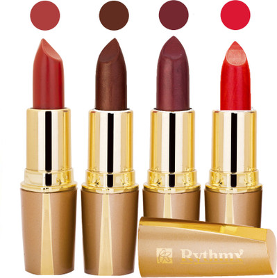 

Rythmx New Intense Red Color Lipstick 30874(Red, Brown, Coffee, Pink, Maroon, Red, Purple, Orange)
