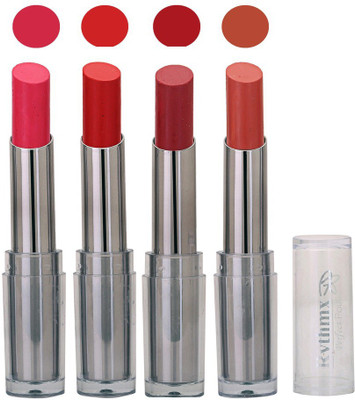 

Rythmx Creme Lipstick in Pink,Red,Wine,Brown Pack of 4(Multicolor)