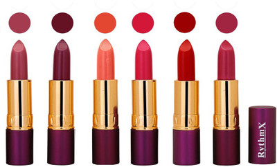

Rythmx Long Lasting Lipstick (Pack of 6) 1827(Sahde-0130)